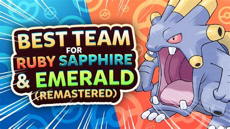 best pokemon ruby team.